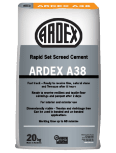ARDEX A 38 cement screed