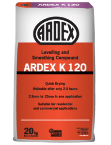 ARDEX K 120 levelling and smoothing compound