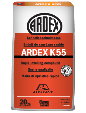 ARDEX K 55 Fast drying self levelling and smoothing compound