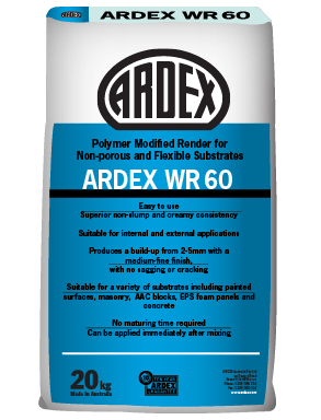 ARDEX WR 60 fine-medium grade render