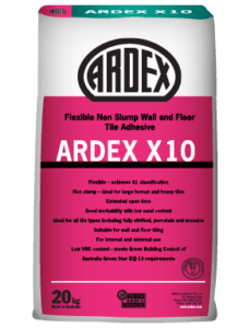 ARDEX X 10 Flexible Non-Slump Wall and Floor Tile Adhesive