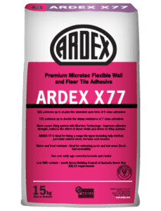 ARDEX X 77 Flexible Wall and Floor Tile Adhesive