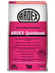 ARDEX Quickbond Fast setting wall and floor tile adhesive